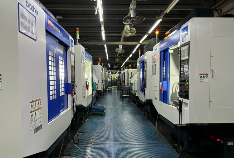 Machining line - machining workshop